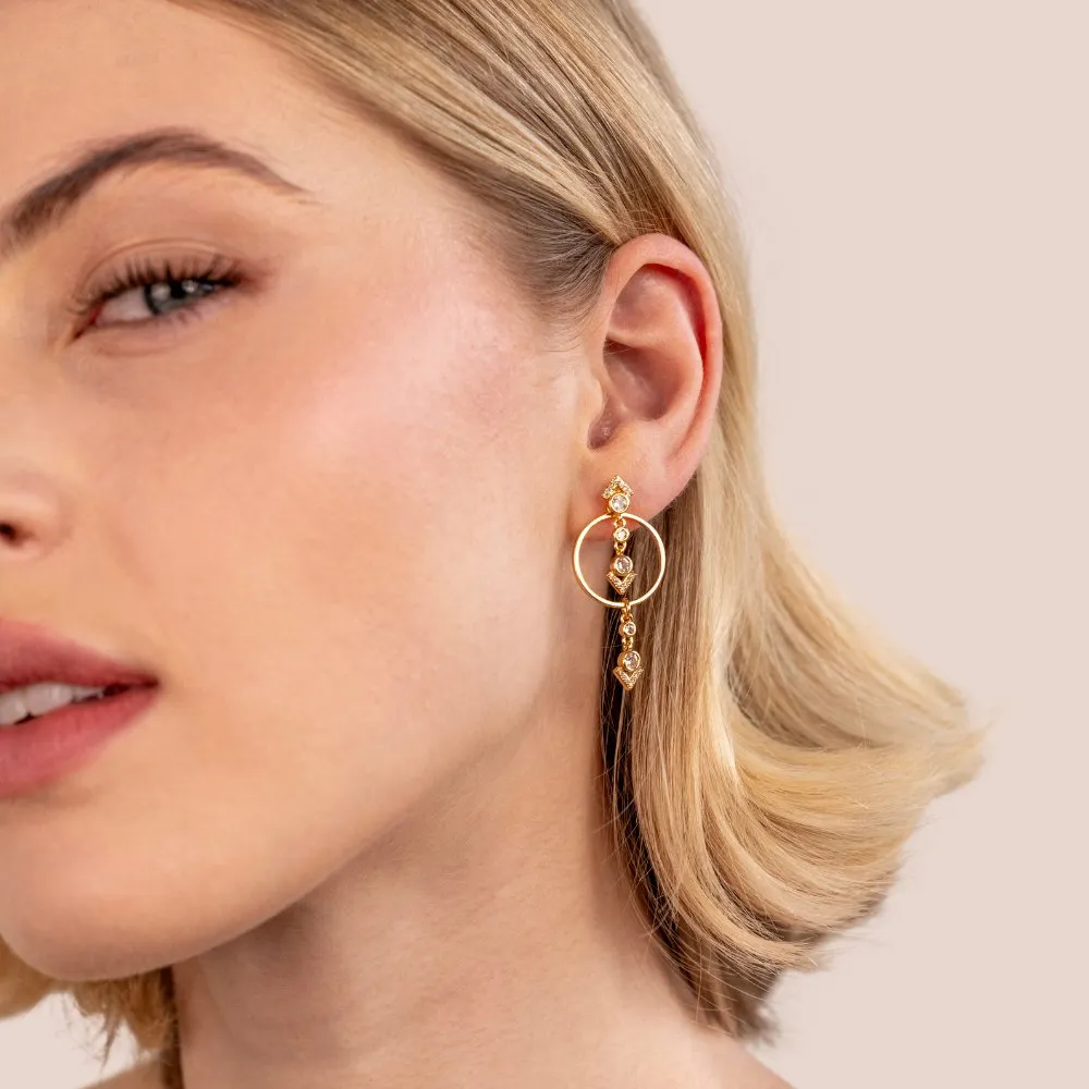 'Timeless' Crystal Drop Earrings