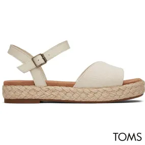 Toms Women Abby Natural Flatform Espadrille Sandal