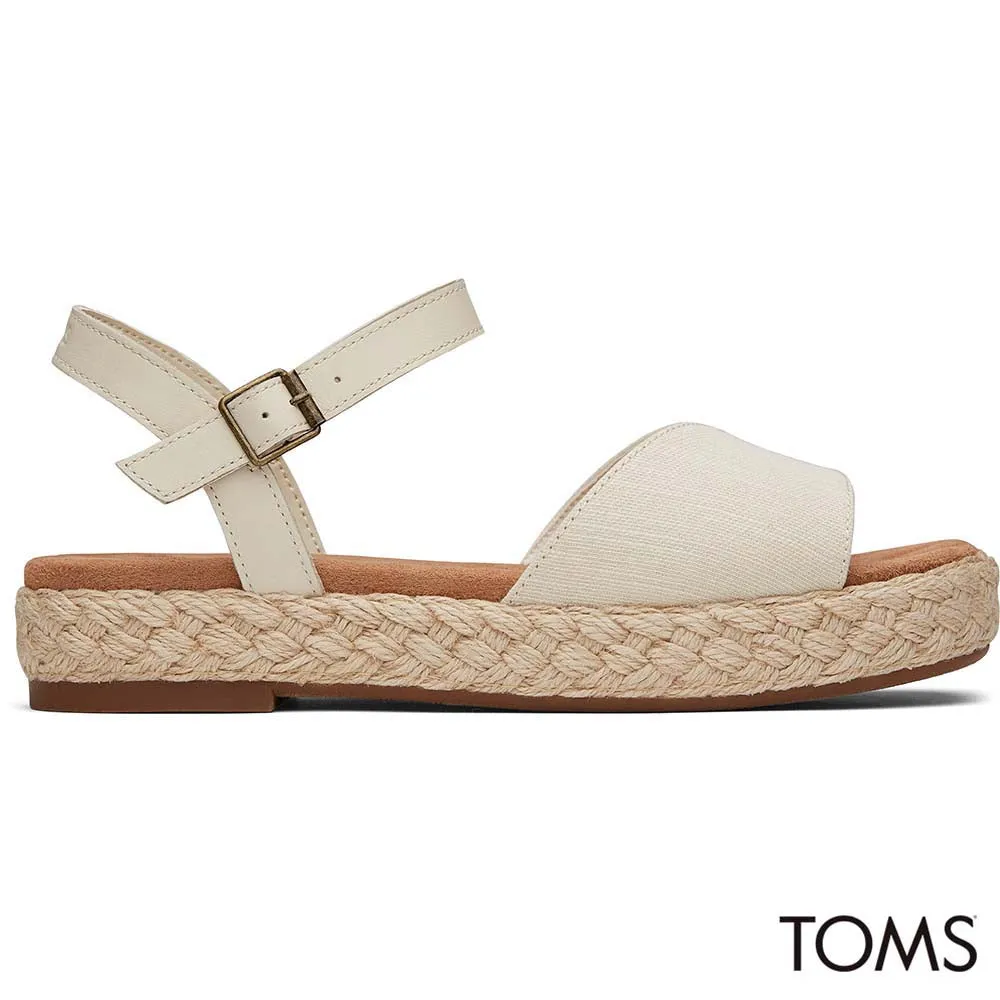 Toms Women Abby Natural Flatform Espadrille Sandal