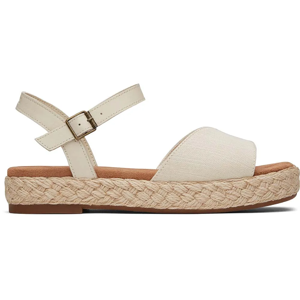 Toms Women Abby Natural Flatform Espadrille Sandal