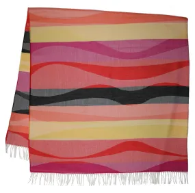 Waves Lightweight Woven Cashmink Throw