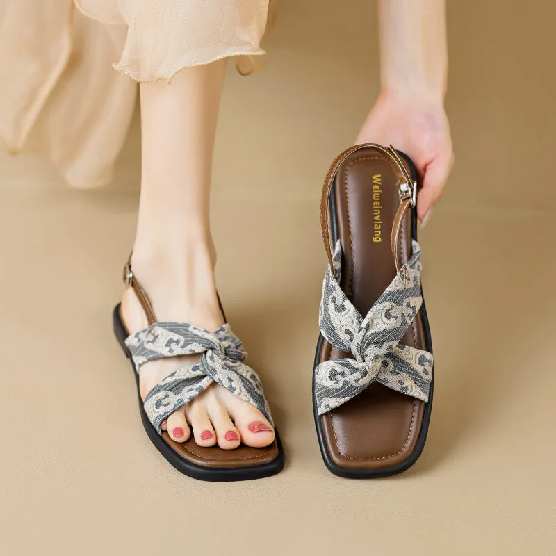 Women Summer Casual Comfort Flat Sandals