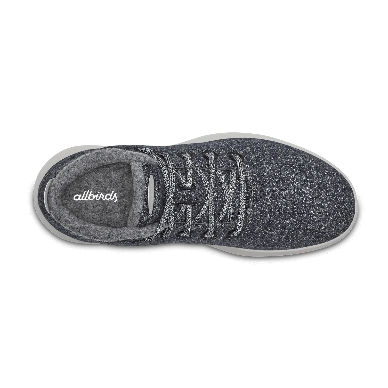 Women's Wool Runner-up Mizzles - Natural Grey (Light Grey Sole)